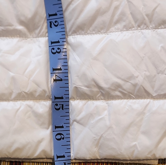 NWOT Anorak Nylon Quilted White Skirt. Sz S. - Picture 5 of 5